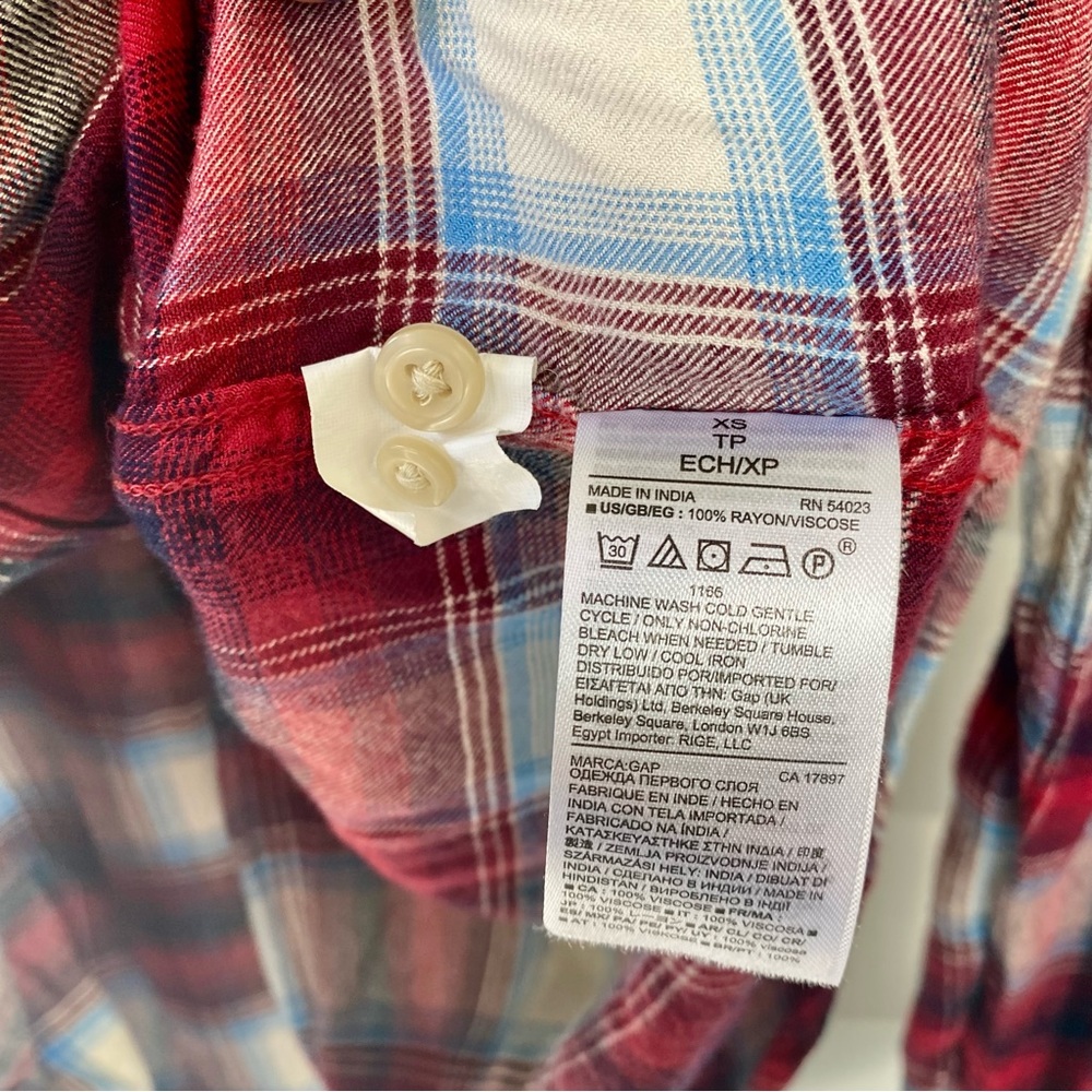 GAP x Pendleton Plaid Boyfriend Shirt - Picture 5 of 6